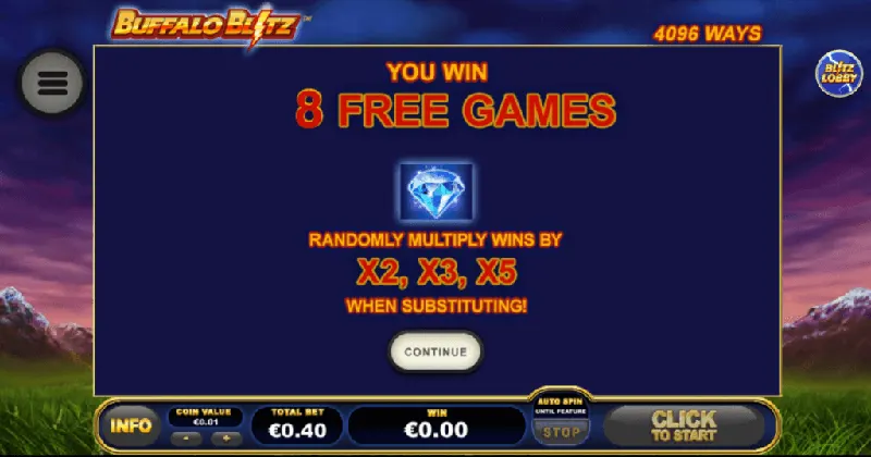 Biểu tượng kim cương Wild nhân thưởng ngẫu nhiên x2 – x5, tạo cơ hội thắng lớn cho người chơi